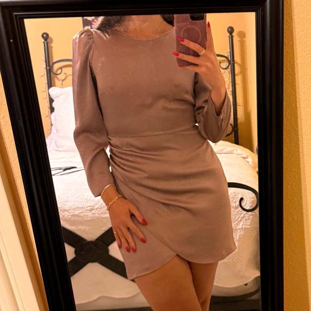 Wilfred Dusty Purple Long Sleeve Dress Size 6